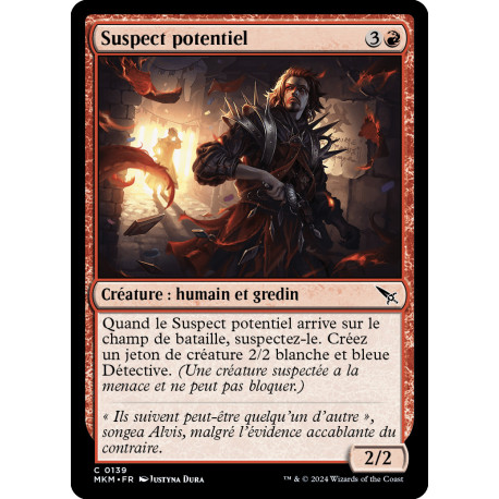 (Foil) Rouge - Suspect potentiel (C) [MKM]