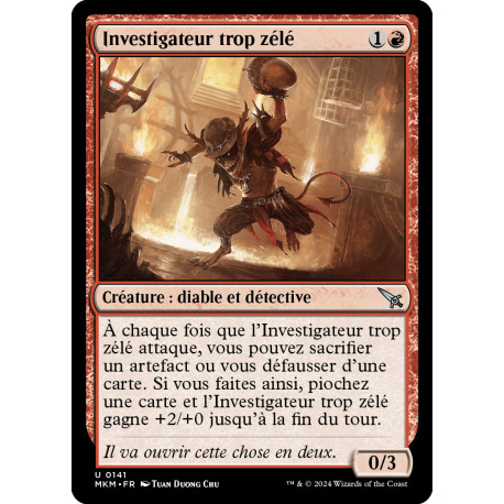 (Foil) Rouge - Investigateur trop zélé (U) [MKM]