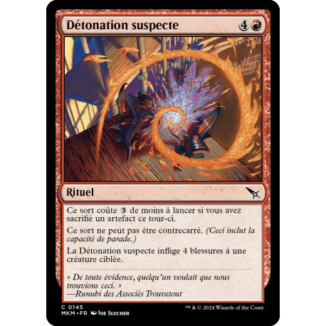 (Foil) Rouge - Détonation suspecte (C) [MKM]