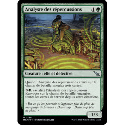 (Foil) Verte - Analyste des répercussions (U) [MKM]