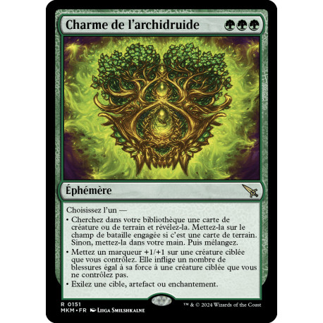 (Foil) Verte - Charme de l'archidruide (R) [MKM]