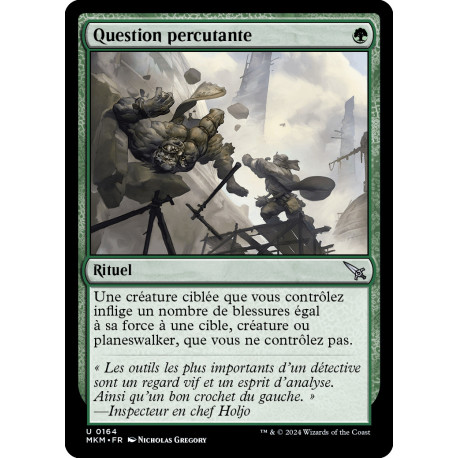 (Foil) Verte - Question percutante (U) [MKM]
