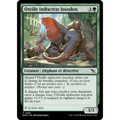 (Foil) Verte - Oreille indiscrète loxodon (C) [MKM]