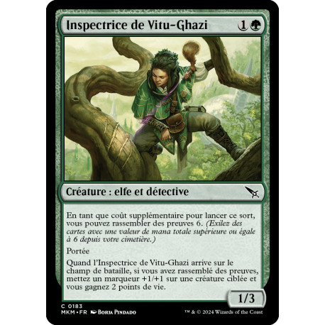 (Foil) Verte - Inspectrice de Vitu-Ghazi (C) [MKM]