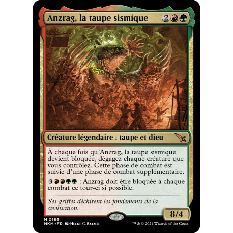 (Foil) Multicolore - Anzrag, la taupe sismique (M) [MKM]