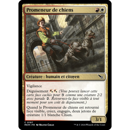 (Foil) Multicolore - Promeneur de chiens (C) [MKM]