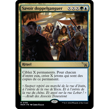 (Foil) Multicolore - Savoir doppelganguer (R) [MKM]