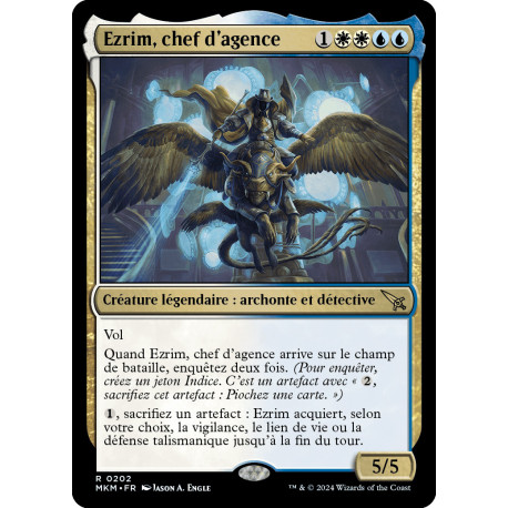 (Foil) Multicolore - Ezrim, chef d'agence (R) [MKM]