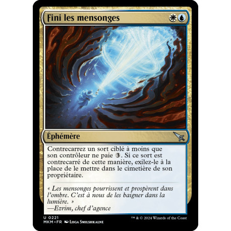 (Foil) Multicolore - Fini les mensonges (U) [MKM]