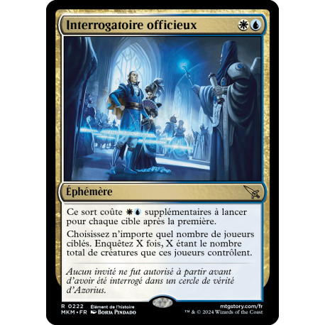 (Foil) Multicolore - Interrogatoire officieux (R) [MKM]