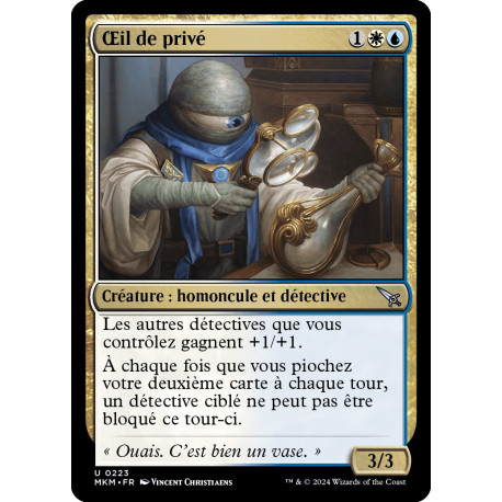 (Foil) Multicolore - Œil de privé (U) [MKM]