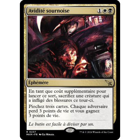 (Foil) Multicolore - Avidité sournoise (R) [MKM]