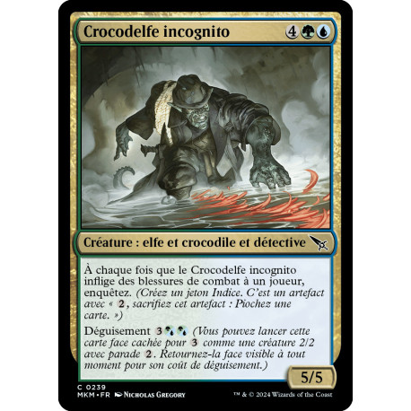 (Foil) Multicolore - Crocodelfe incognito (C) [MKM]