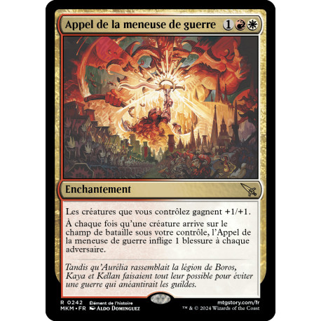 (Foil) Multicolore - Appel de la meneuse de guerre (R) [MKM]