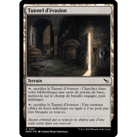 (Foil) Terrain - Tunnel d'évasion (C) [MKM]