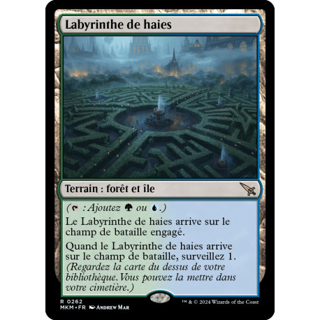 (Foil) Terrain - Labyrinthe de haies (R) [MKM]