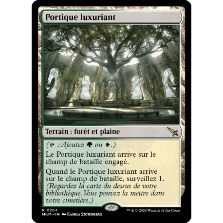 (Foil) Terrain - Portique luxuriant (R) [MKM]