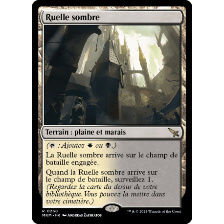(Foil) Terrain - Ruelle sombre (R) [MKM]