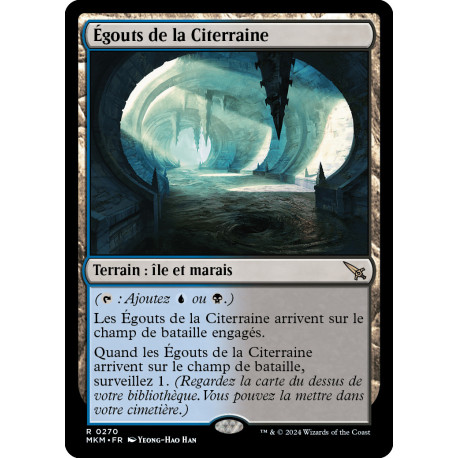 (Foil) Terrain - Égouts de la Citerraine (R) [MKM]
