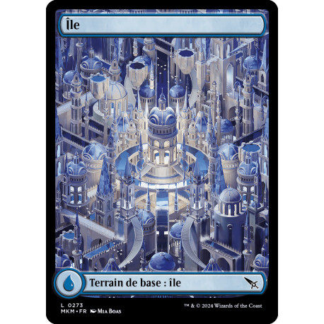 (Foil) Terrain - Île (V1) (L) [MKM]