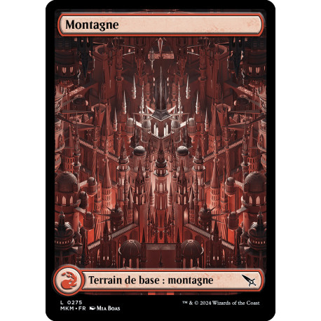 (Foil) Terrain - Montagne (V1) (L) [MKM]