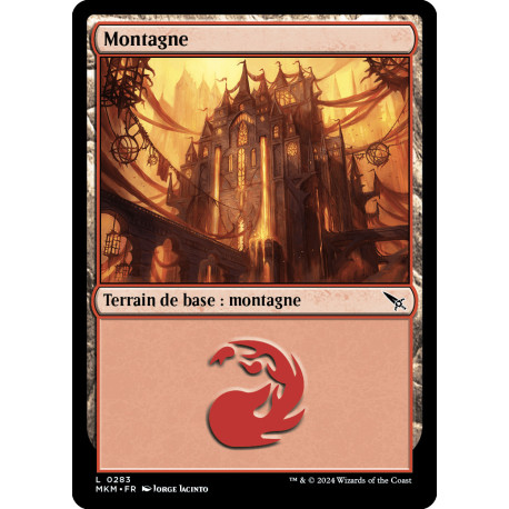 (Foil) Terrain - Montagne (V2) (L) [MKM]