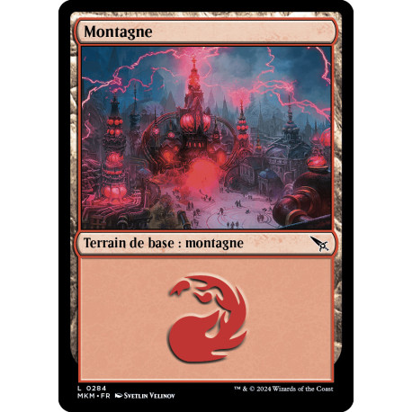 (Foil) Terrain - Montagne (V3) (L) [MKM]