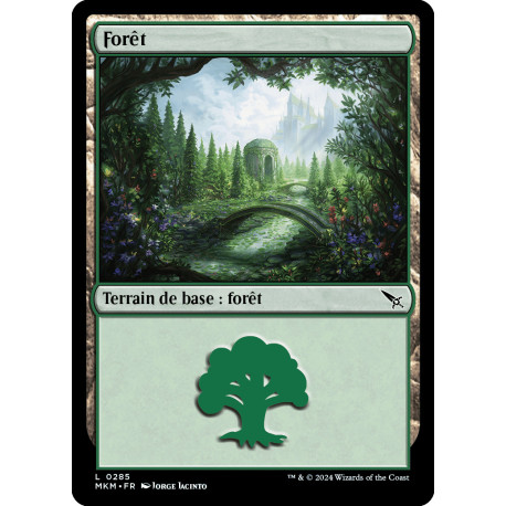 (Foil) Terrain - Forêt (V2) (L) [MKM]