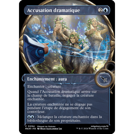 (Foil) Bleue - (SC) Accusation dramatique (C) [MKM]