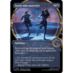 (Foil) Bleue - (SC) Sortie non autorisée (C) [MKM]