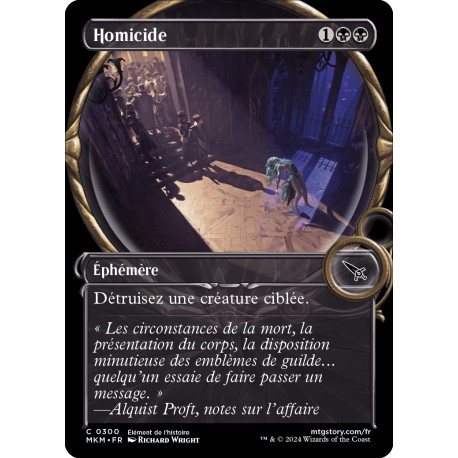 (Foil) Noire - (SC) Homicide (C) [MKM]