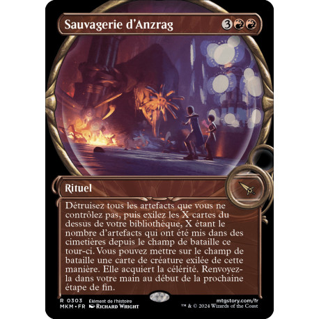 (Foil) Rouge - (SC) Sauvagerie d'Anzrag (R) [MKM]