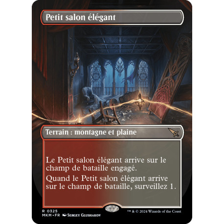 (Foil) Terrain - (BL) Petit salon élégant (R) [MKM]