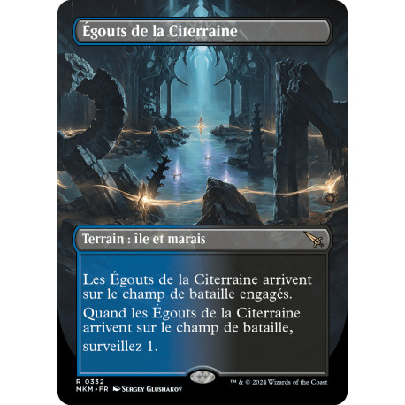 (Foil) Terrain - (BL) Égouts de la Citerraine (R) [MKM]