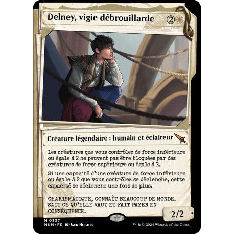 (Foil) Blanche - (SCD) Delney, vigie débrouillarde (M) [MKM]