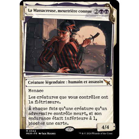 (Foil) Noire - (SCD) La Massacreuse, meurtrière connue (M) [MKM]