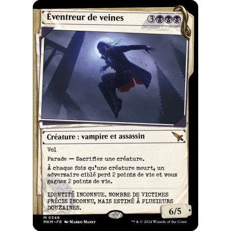 (Foil) Noire - (SCD) Éventreur de veines (M) [MKM]