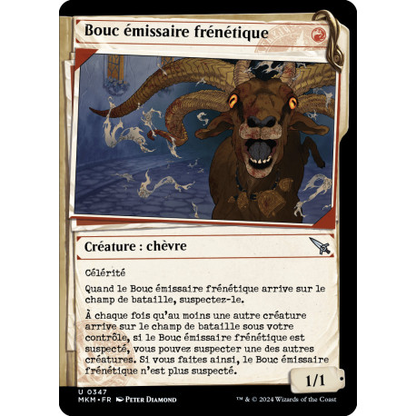 (Foil) Rouge - (SCD) Bouc émissaire frénétique (U) [MKM]
