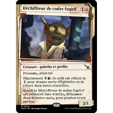 (Foil) Rouge - (SCD) Déchiffreur de codes fugitif (R) [MKM]