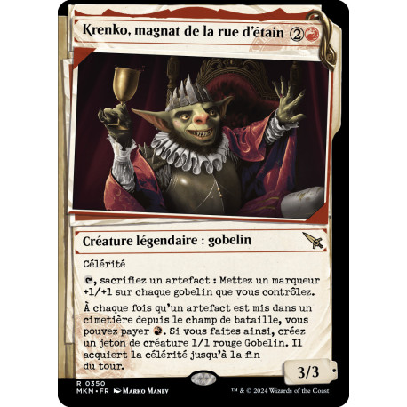 (Foil) Rouge - (SCD) Krenko, magnat de la rue d'étain (R) [MKM]