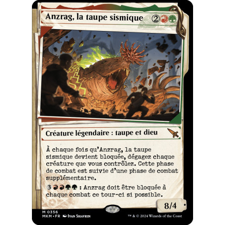 (Foil) Multicolore - (SCD) Anzrag, la taupe sismique (M) [MKM]