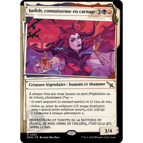 (Foil) Multicolore - (SCD) Judith, connaisseuse en carnage (R) [MKM]