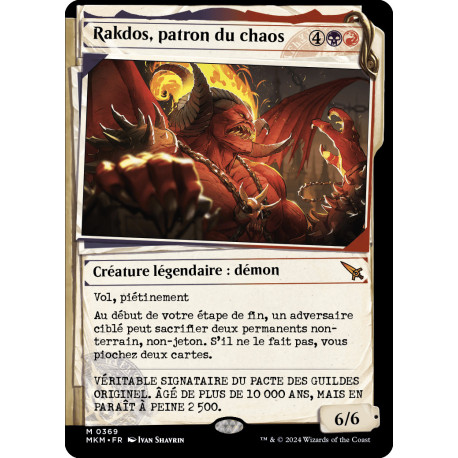 (Foil) Multicolore - (SCD) Rakdos, patron du chaos (M) [MKM]