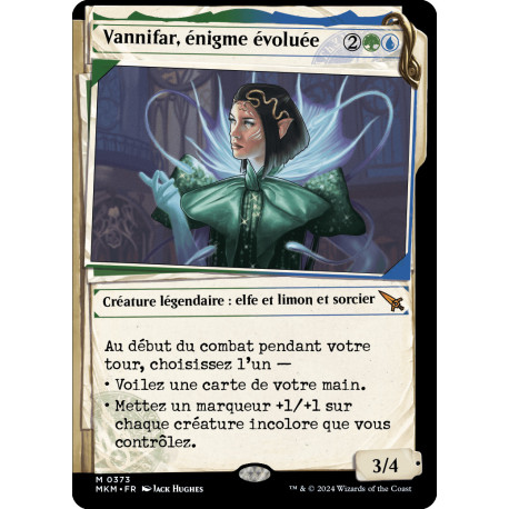 (Foil) Multicolore - (SCD) Vannifar, énigme évoluée (M) [MKM]