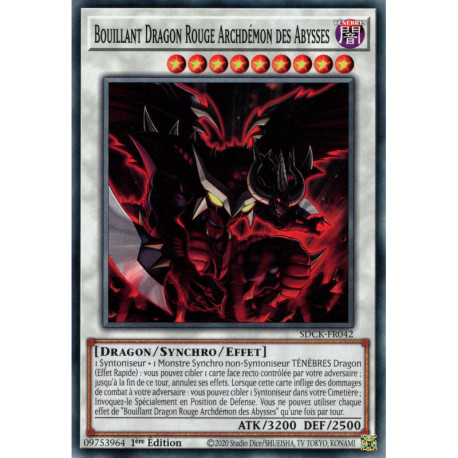 Bouillant Dragon Rouge Archdémon des Abysses (C) [SDCK]