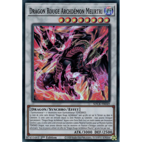 Dragon Rouge Archdémon Meurtri (SR) [SDCK]