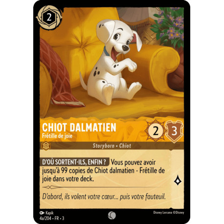 Chiot Dalmatien : Frétille de joie (V1) [Les Terres d'Encres]
