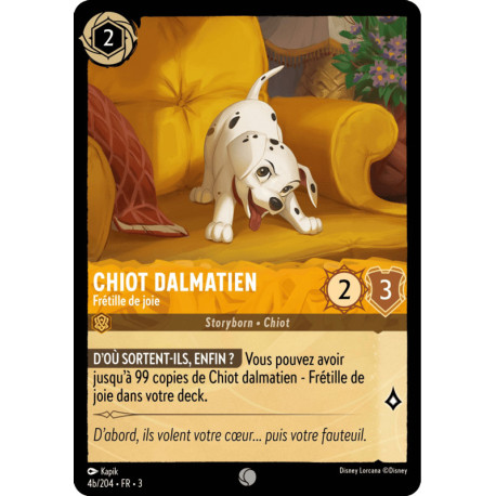 Chiot Dalmatien : Frétille de joie (V2) [Les Terres d'Encres]