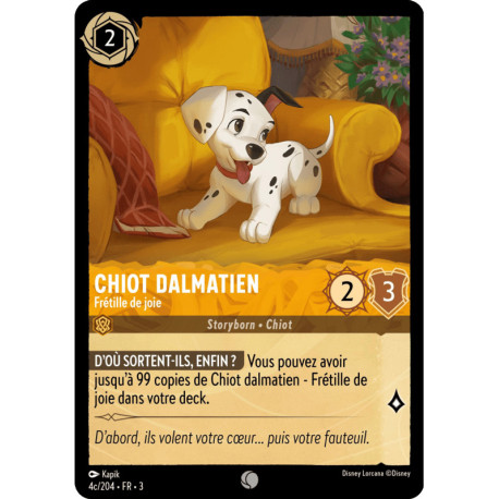 Chiot Dalmatien : Frétille de joie (V3) [Les Terres d'Encres]