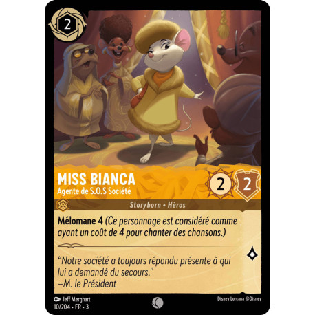 Miss Bianca : Agente de S.O.S Société [Les Terres d'Encres]